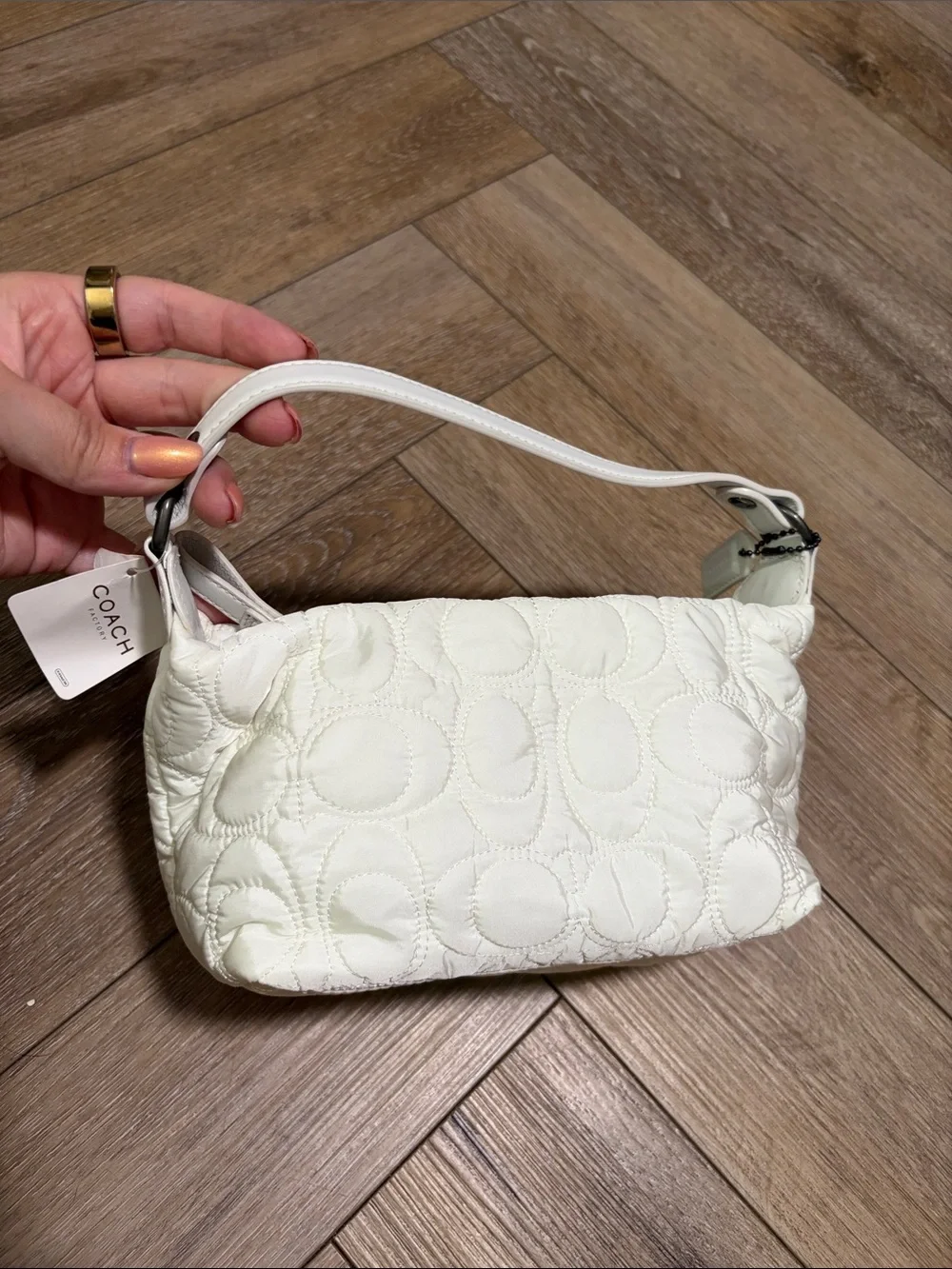 Vintage 2006 Coach Quilted Pouch Bag